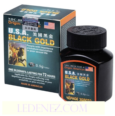 Black Gold Черное Золото Препараты Таблетки повышения потенции - Леденец