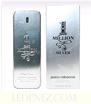 Paco Rabanne 1 Million silver Пако 